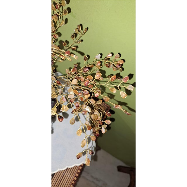 Tree of Life in Citrine and Amethyst, 1980 For Sale - Image 4 of 10