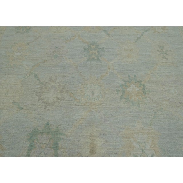 Turkish Oushak Rug 10'2" x 14'3" #18529 For Sale In Houston - Image 6 of 8