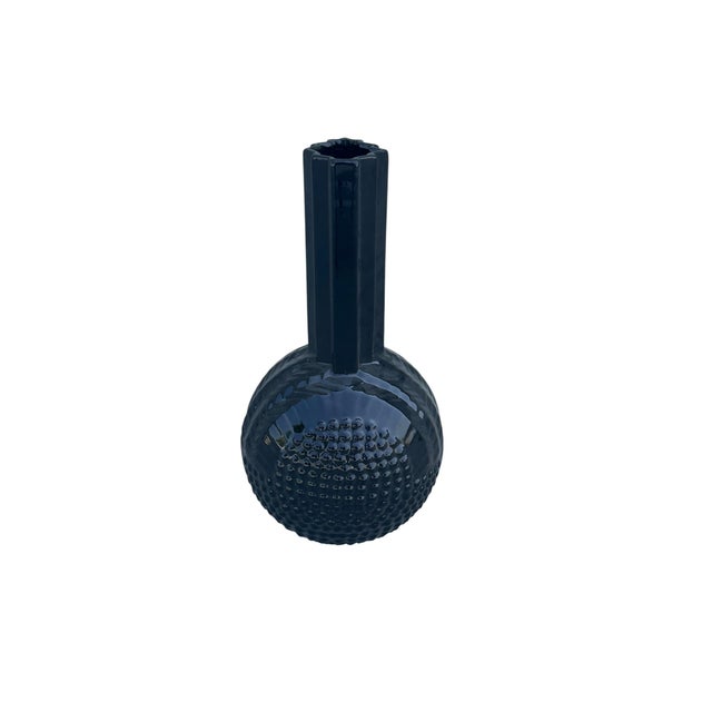 Black Space Age Ceramic Sculpture Vase by Enzo Bioli for Il Picchio, Italy, 1970s For Sale - Image 8 of 11