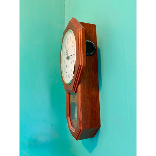 Vintage Seth Thomas Regulator Wall Clock | Westminster Chime For Sale In Greensboro - Image 6 of 8