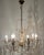 Gold Brass Lead Crystal 24k Gold Plated Seven Light Chandelier from Sölken Leuchten, 1970s For Sale - Image 8 of 10
