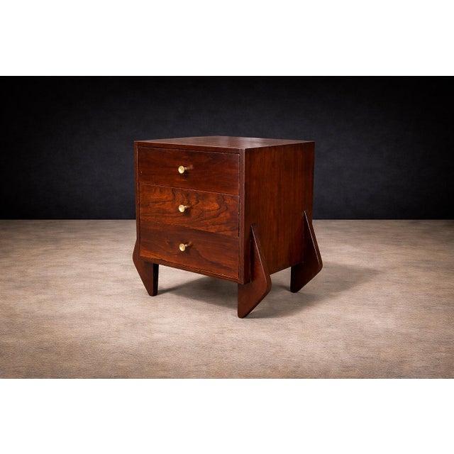 Wood Console/Night Stand in Hardwood Attributed to Jose Zanine Caldas, 1950s For Sale - Image 7 of 11