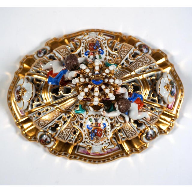 Lidded Crown Tureen by Maria Josepha for Meissen Drüselkästchen, Austria For Sale - Image 9 of 14