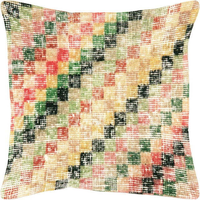 Art Deco 1960s Turkish Mid-Century Modern Pillow For Sale - Image 3 of 3