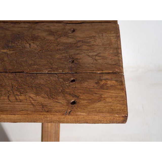 Antique X-Shape Dining Table, 1920s For Sale - Image 12 of 15