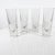 AMBIANIC presents 1980s Carlo Moretti Bullet Cocktail Glasses Set of four 2.38 diameter x 6.75 h Stamped Italy Preowned...