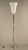 Large French Art Deco Chrome Floor Lamp with Opal Glass Shade, 1920s For Sale - Image 9 of 9