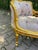 1970s French Louis XVI Gilt Beech Pink Damask Settee - 1Pc For Sale - Image 11 of 17