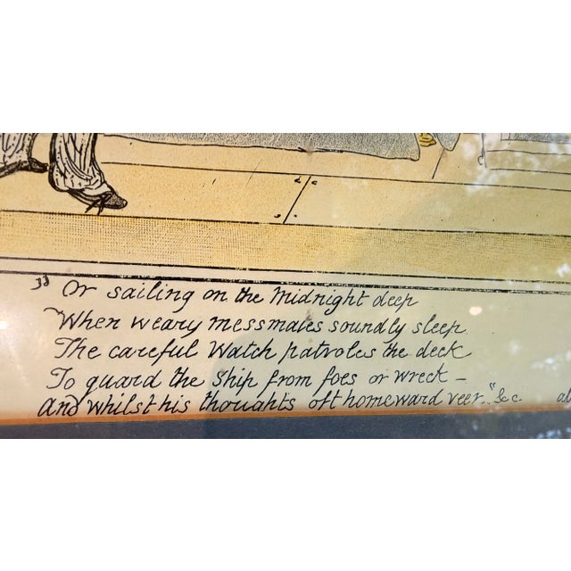 Wood George Cruikshank Mr. B. On the Middle Watch- "Cold Blows the Wind & the Rain's Coming On." For Sale - Image 7 of 8