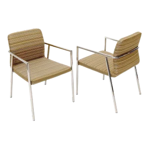 Pair of Bauhaus Style Mid-Century Modern Style Chairs by Bernhardt