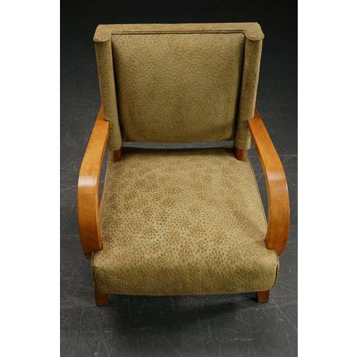 Wood Art Deco Armchairs, 1930s, Set of 2 For Sale - Image 7 of 18
