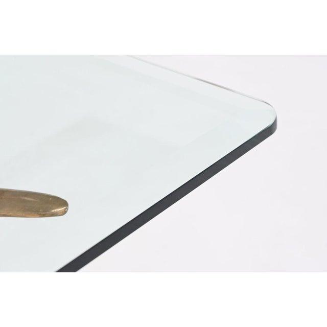 Sculptural Dining Table in Bronze and Glass, Belgium, 1970 For Sale - Image 18 of 18