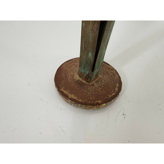 1970’s Mid-Century Modern Mixed Metals Cattail Sculpture For Sale - Image 4 of 12