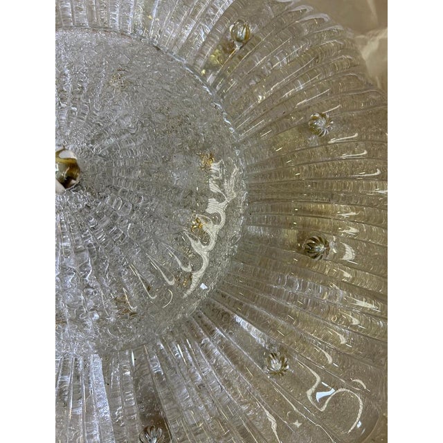 Snow Fairy Murano Glass Ceiling Light, 1980s For Sale - Image 14 of 18