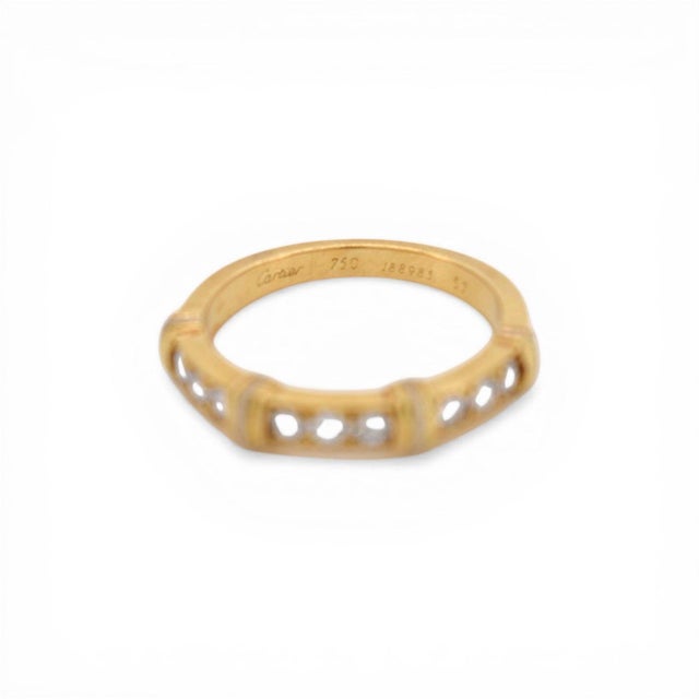 Cartier Contessa Ring 18k Yellow Gold and Diamonds, Size 6.25 For Sale - Image 6 of 6