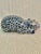 Chinoiserie Vintage Blue & White Fishnet Porcelain Cat Sculpture in the Herend Style, 10.5 Inches For Sale - Image 3 of 10
