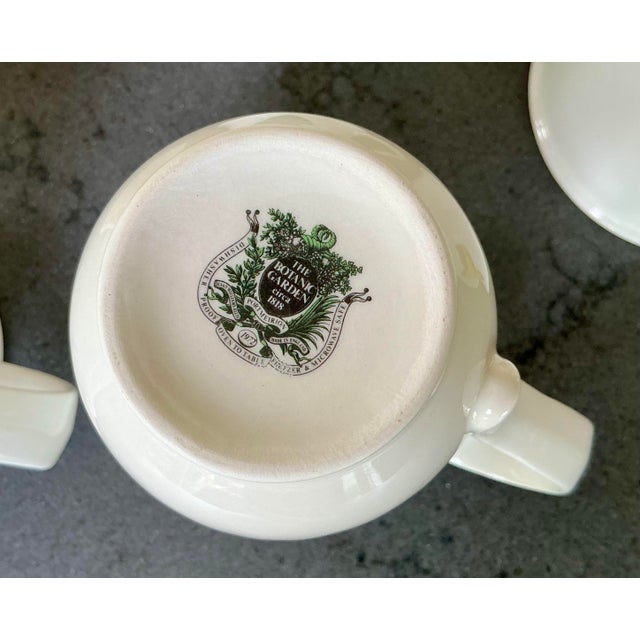 Port Mierion “The Botanic Garden” Coffee Cups - Set for 7 For Sale - Image 10 of 12