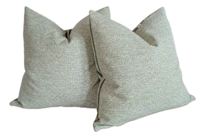 Perennials Green Geometric Outdoor Pillows - Set of 2