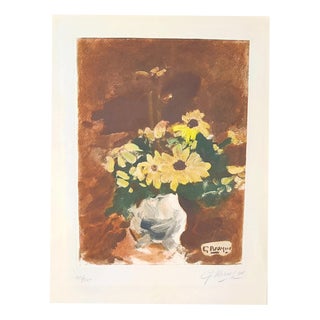 Georges Braque, Vase de Fleurs Jaunes, 20th Century, Etching For Sale