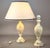 Marble Table Lamps with Shades, 1950s, Set of 2 For Sale - Image 4 of 8