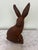 Cast Iron Model of a Wild Hare Looking Over Its Shoulder For Sale - Image 4 of 6