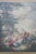 Antique François Boucher Pastoral Fortune Teller Scene Lithograph Print 31" For Sale - Image 4 of 13