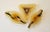 Mid-Century Modern Mid-Century Murano Style Asymmetrical Amber & Tortoiseshell Blown Glass Wall Art Installation Plates - Set of 3 For Sale - Image 3 of 10