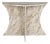 Matthew Izzo Home Crescent Marble Console Table For Sale