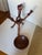 Vintage African Tribal Unity Sculpture Bowl Holder Handcarved Wooden Stand For Sale - Image 9 of 12
