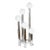 Austrian Mid-Century Modern Five-Light Chrome Skyscraper Table Lamp, Kalmar Style, 1960s For Sale