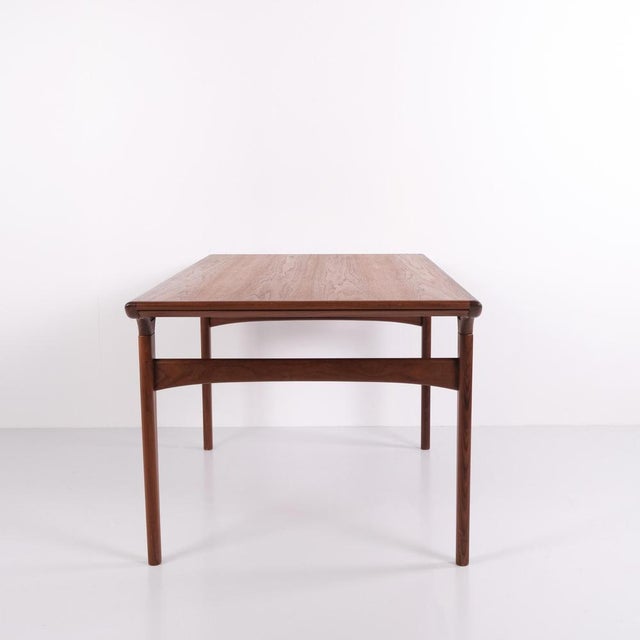 Uldum Møbelfabrik Teak Dining Table with Extension by Johannes Andersen for Uldum Møbelfabrik From, 1960s For Sale - Image 4 of 12