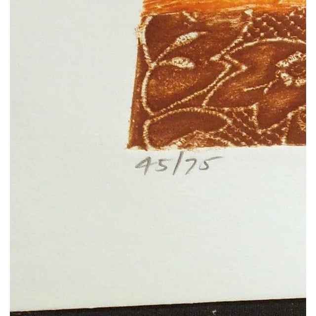 1980s "Horizon" HandSigned Collagraph Western Print by John Ross Chairish