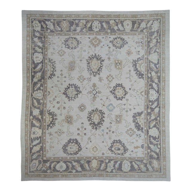 Turkish Oushak Rug 13'4" x 15'3" #20369 For Sale