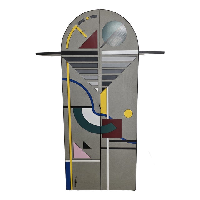 Postmodernist Chest of Drawers by Eugenio Pinuer, 1980s For Sale