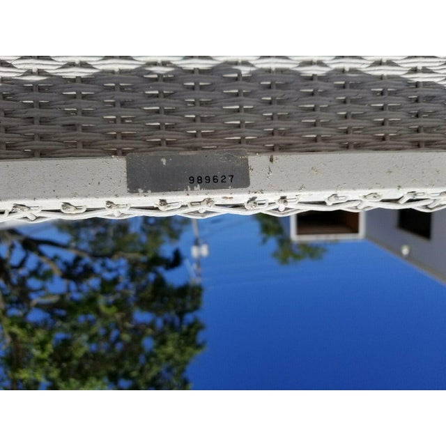 Wood Lloyd Flanders Loom Wicker Lounge Chairs For Sale - Image 7 of 13