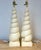 Beige 1980s Hollywood Regency Spiral Seashell Form Plaster Table Lamps - a Pair For Sale - Image 8 of 15