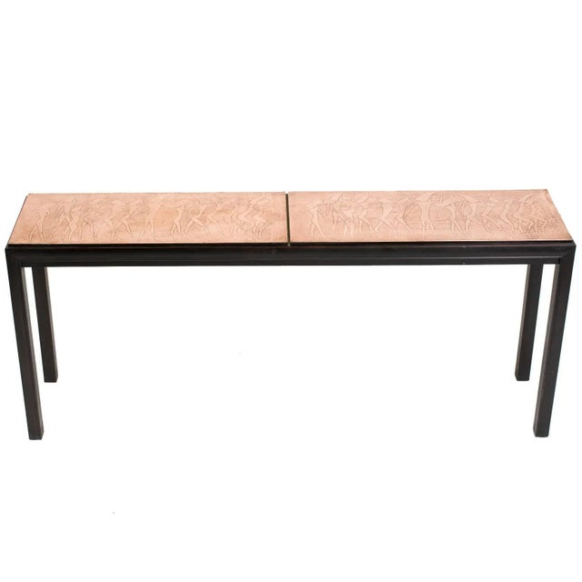 Welles Werner Custom Console Table For Sale - Image 11 of 11