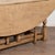 20th Century Bleached Oak English Wake Table Dropleaf Dining Table Console For Sale - Image 10 of 14