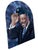 Modern 1980s 10' Foot Tall Oil on Canvas Portrait of Count Basie Light Up Folding Screen For Sale - Image 3 of 4