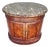 Henredon Style Marble Drum Table For Sale
