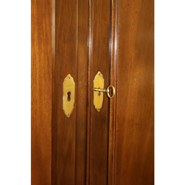 1980s Kittinger Historic Newport Mahogany Chippendale Style Secretary Desk For Sale - Image 15 of 17