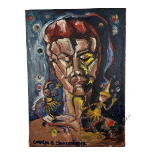 “Puppets” Painting Carolyn G. Simmendinger For Sale