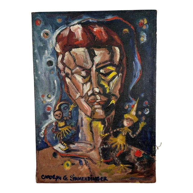 “Puppets” Painting Carolyn G. Simmendinger For Sale