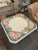 Wood Vintage Italian Floral Concrete Table Top Only For Sale - Image 7 of 10
