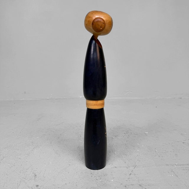 Sato Suigai, Sōsaku Kokeshi Semishigure, 1970s, Wood For Sale - Image 9 of 13