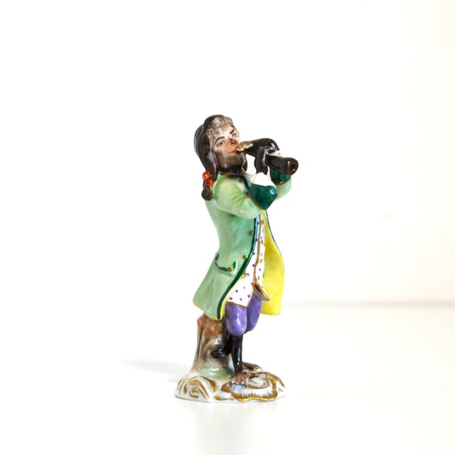1950s Porcelain Figurine from the Series Monkey Band from Volkstedt Manufactory, Germany, 1940s For Sale - Image 5 of 9
