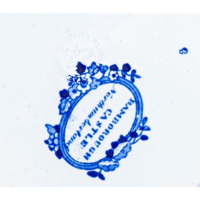English Flow Blue Transferware Tableware, 20 Pcs. For Sale - Image 4 of 14