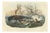 After Édouard Traviès, Whale Hunt, 1840, Hand-Colored Engraving For Sale