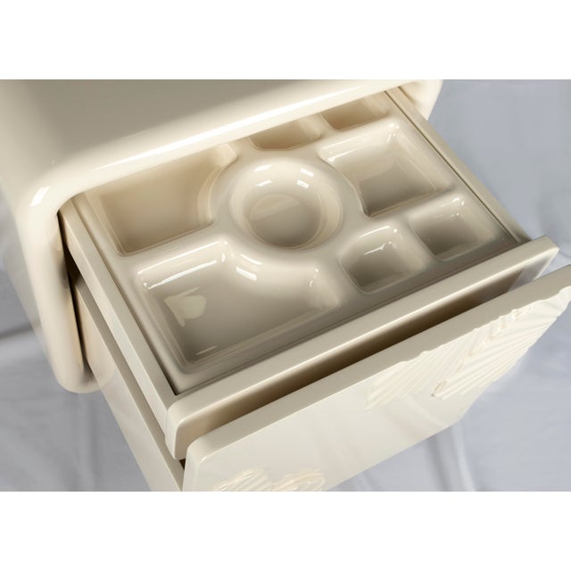 Cream Mon Ooh Bedside Tables by Malabar, Set of 2 For Sale - Image 8 of 18