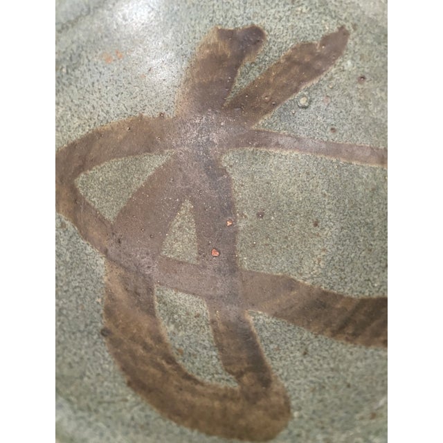 Vintage Artist Mark Hansen Hand Decorated Studio Bowl Pottery For Sale In Chicago - Image 6 of 7